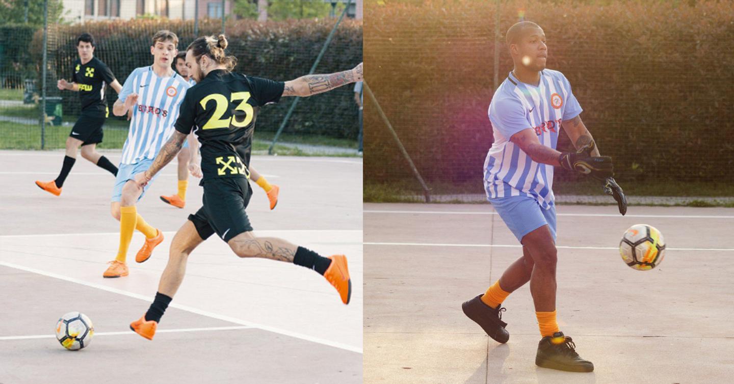 Heron Preston против Off-White: как прошел футбольный матч брендов