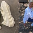Канье Уэст показал новые кроссовки Yeezy. Возможно, это баскетбольная модель