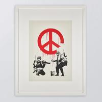Banksy's painting is being sold at a London auction. Funds from sales will go to support «Ohmatdyt» hospital