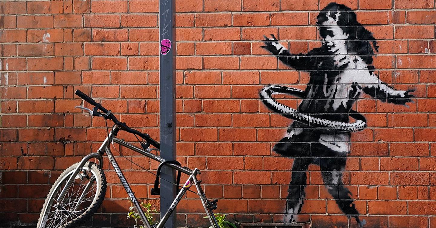 Banksy-Artwork-dtf-magazine В целях безопасности новую работу Бэнкси лишили важной части