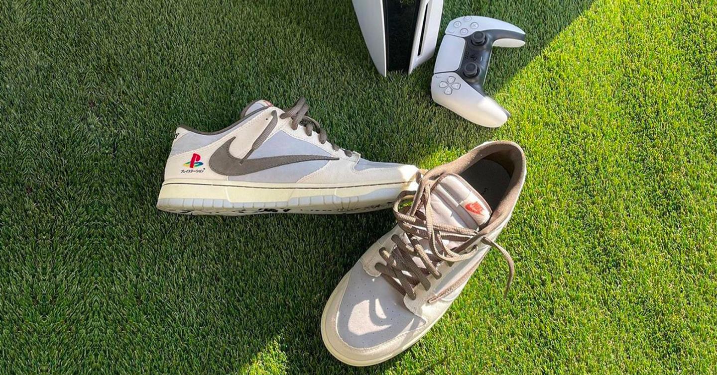 Первый взгляд: Кроссовки Nike Dunk Low от Трэвиса Скотта и PlayStation