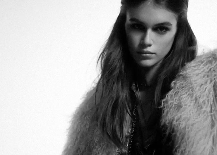 kaia_saint_laurent_header Кайя Гербер стала лицом новой кампании Saint Laurent