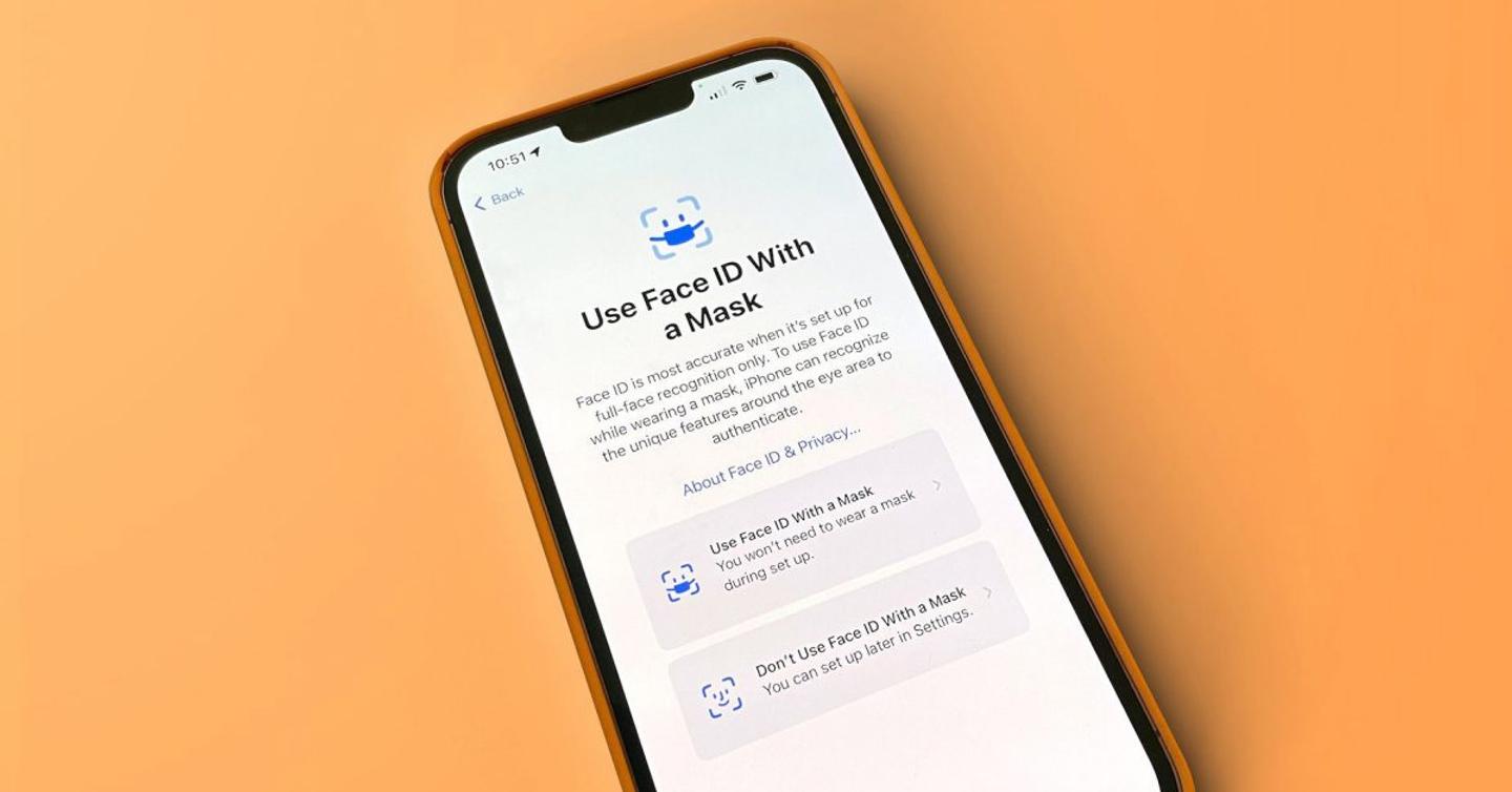 Apple тестирует возможность разблокировать iPhone в маске