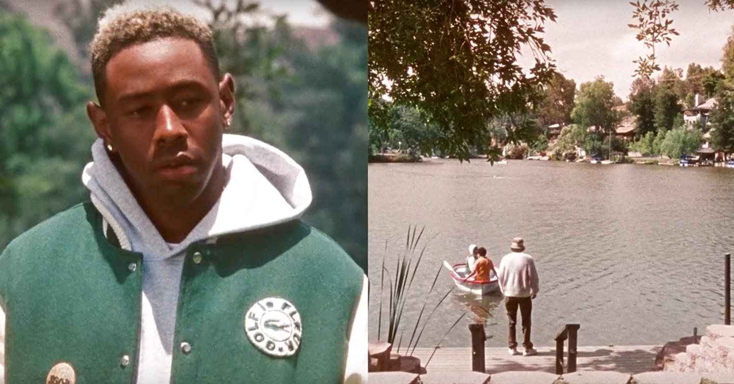 Подиум на берегу озера: Tyler, the Creator показал новую коллекцию GOLF le FLEUR