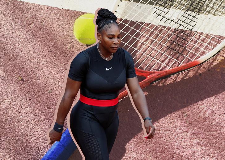 Серене Уильямс запретили играть в черном костюме Nike
