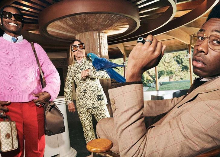 Gucci-2-dtf-magazine A$AP Rocky, Tyler, the Creator и Игги Поп снялись в кампейне Gucci