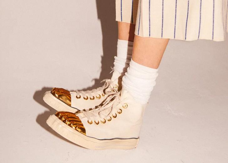 Кросівки Schiaparelly Gold Toe Sneakers