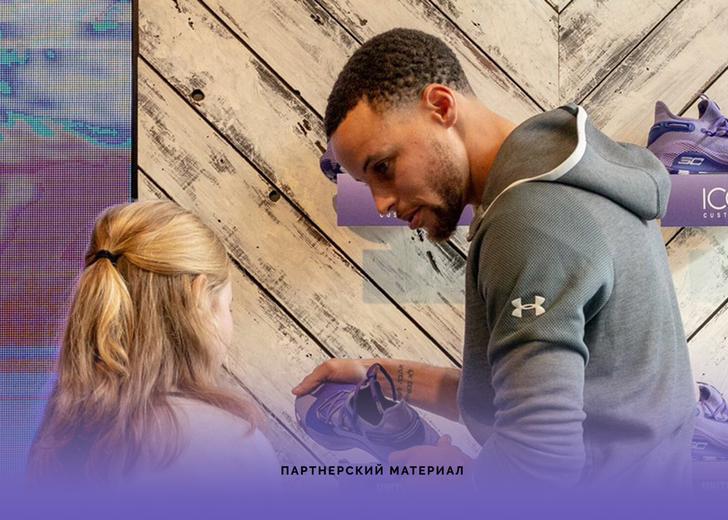 Under Armour и Стеф Карри создали кроссовки с девятилетней фанаткой