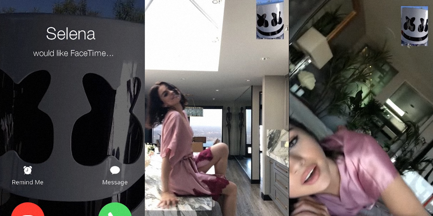 Селена Гомес сняла вертикальный клип в Facetime на трек «Wolves»