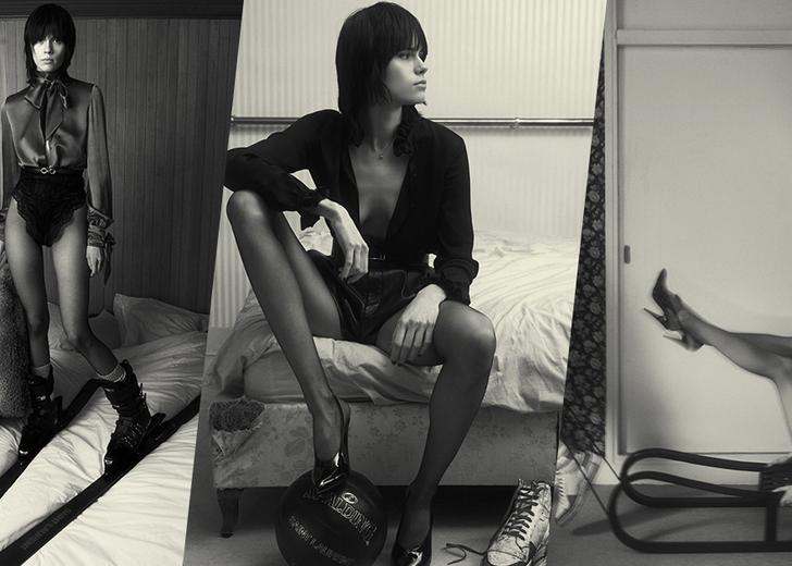 Saint Laurent выпустил новую капсулу. В ней есть лыжи, сани и сноуборды
