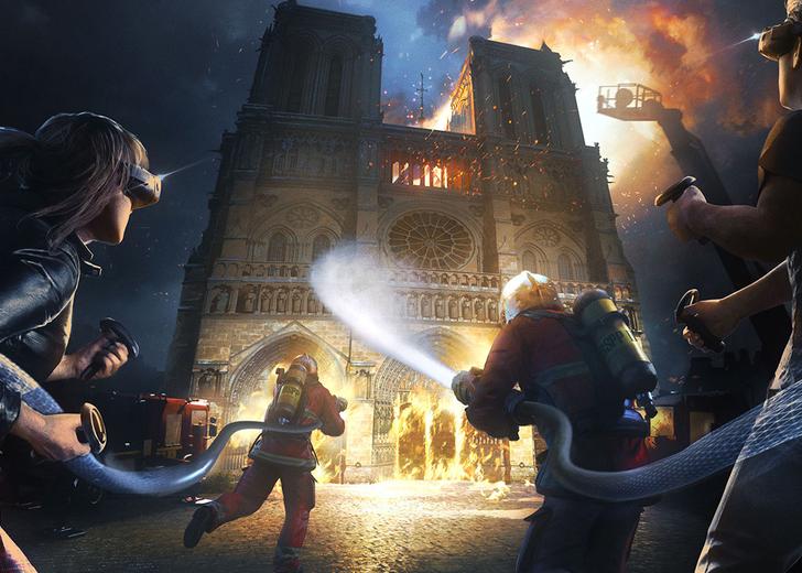 Ubisoft-dtf-magazine Ubisoft випустила VR-гру «Врятуйте Нотр-Дам». Вона присвячена пожежі 2019 року в соборі