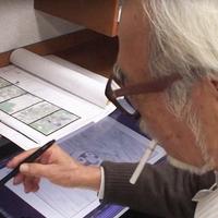 Смотрите, как Хаяо Миядзаки учится рисовать на графическом планшете
