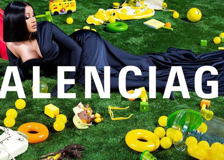 Balenciaga повесил рекламу с Cardi B на Лувр. Вот как это выглядит