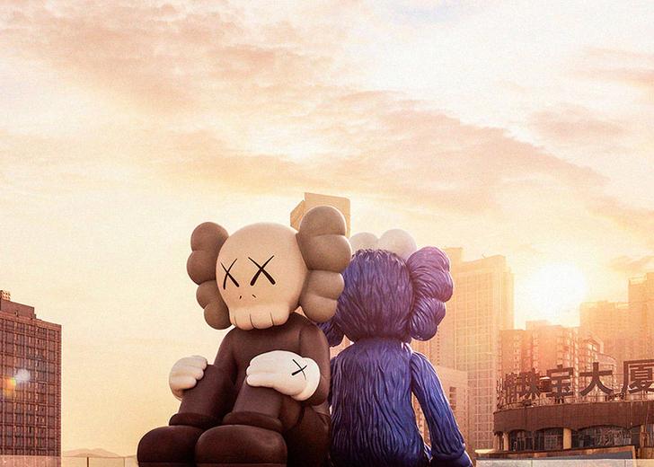 KAWS установил первую постоянную скульптуру в Китае