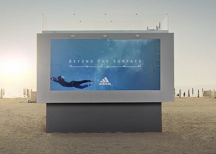 adidas-Beachside-Billboard-dtf-magazine Зачем adidas установил «жидкий билборд» в Дубае