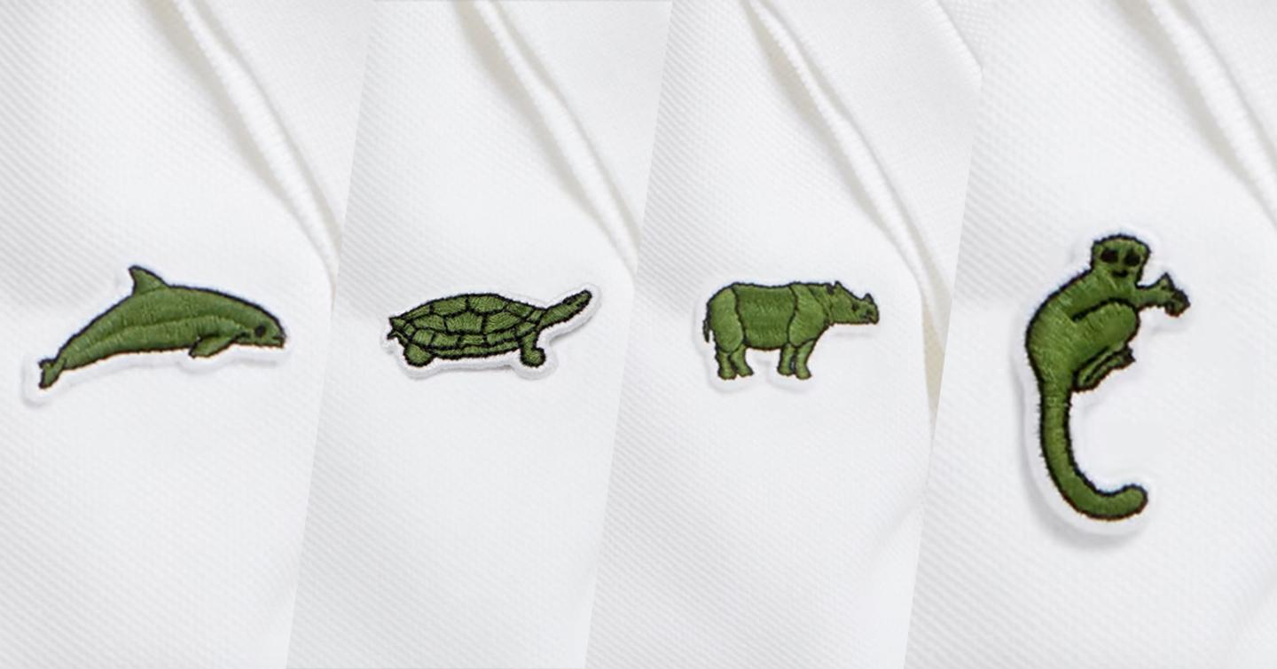 Lacoste заменили оригинальный логотип на изображения исчезающих животных