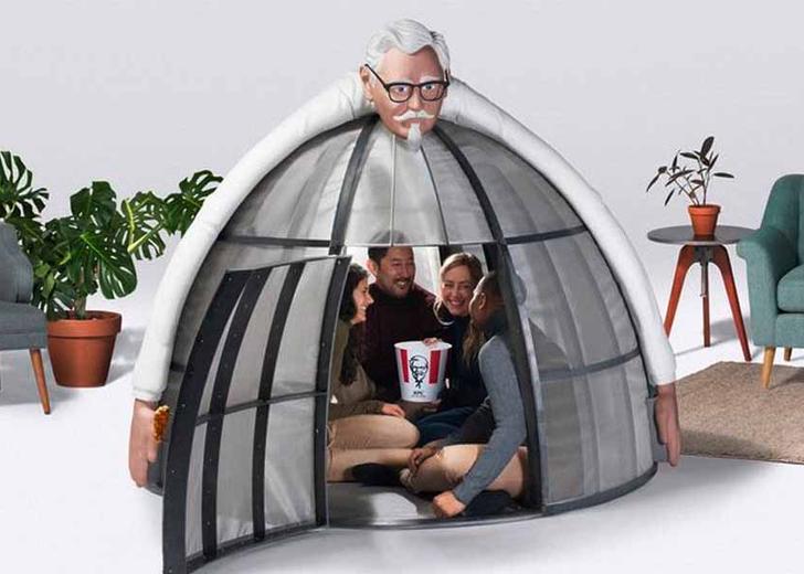 KFC выпустил палатку с защитой от интернета