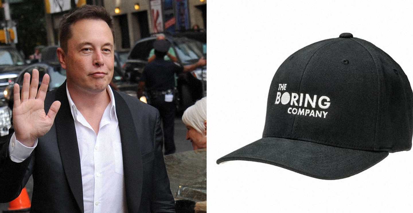 Илон Маск выпустил кепку The Boring Company