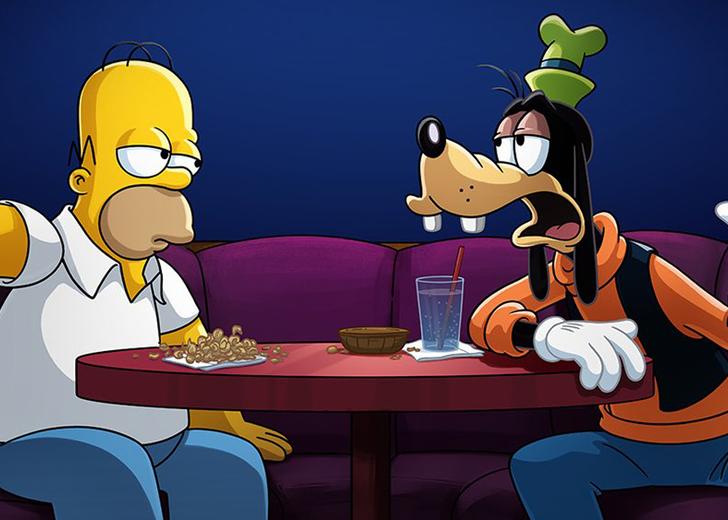 simpsons-disney-dtf-magazine «Симпсоны» встретятся с героями Disney в новом спецэпизоде