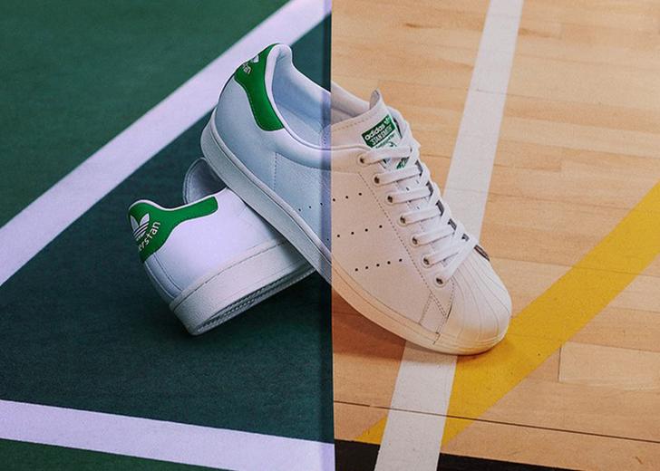 Два в одном: adidas объединили модели Superstar и Stan Smith в новые кроссовки