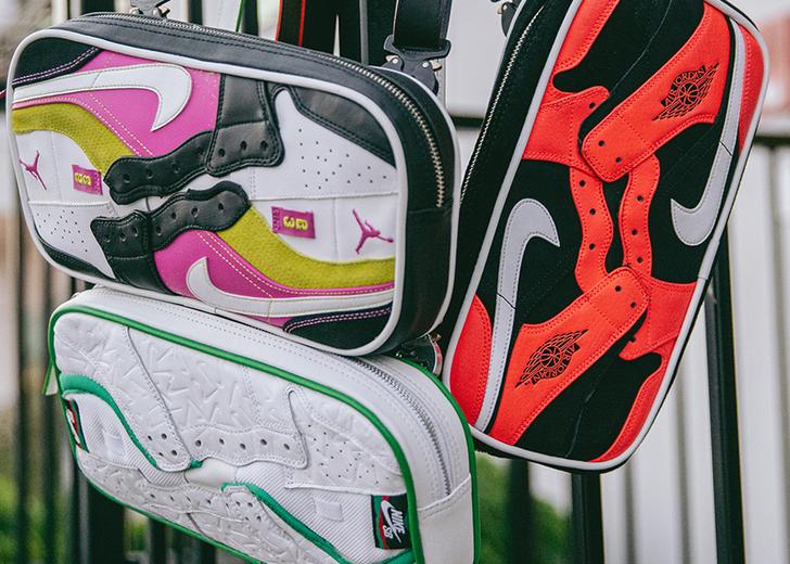 Как выглядят сумки из кроссовок Nike и Jordan