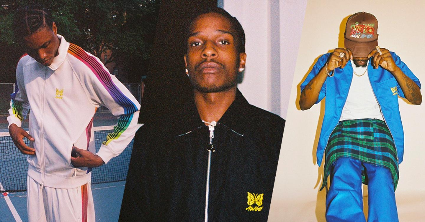 A$AP Rocky и Nast в лукбуке новой коллаборации AWGE и NEEDLES