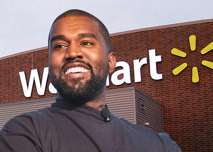 Сеть супермаркетов Walmart обвиняет бренд Канье Уэста в схожести логотипа