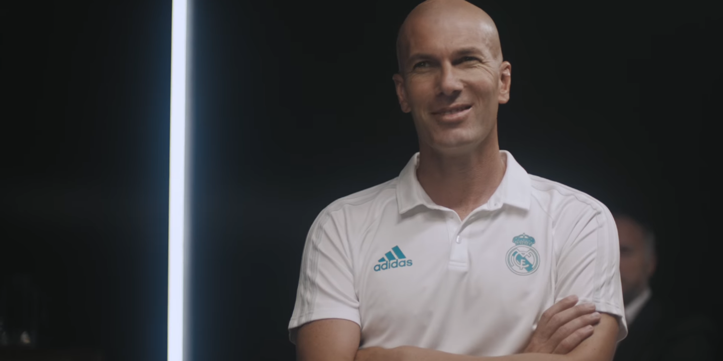 Зинедин Зидан и Марсело Виейра в новом рекламном ролике adidas