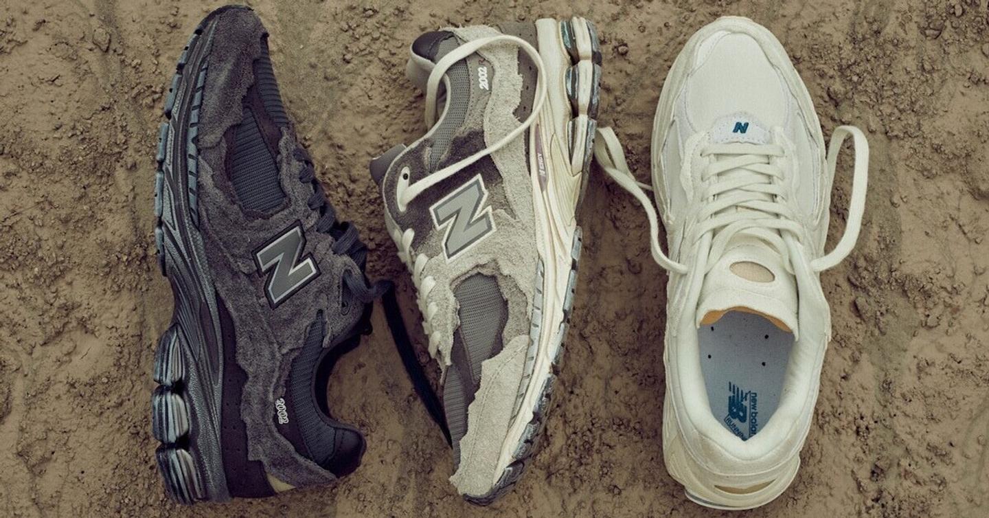 Первый взгляд: Деконструированные кроссовки New Balance 2002R