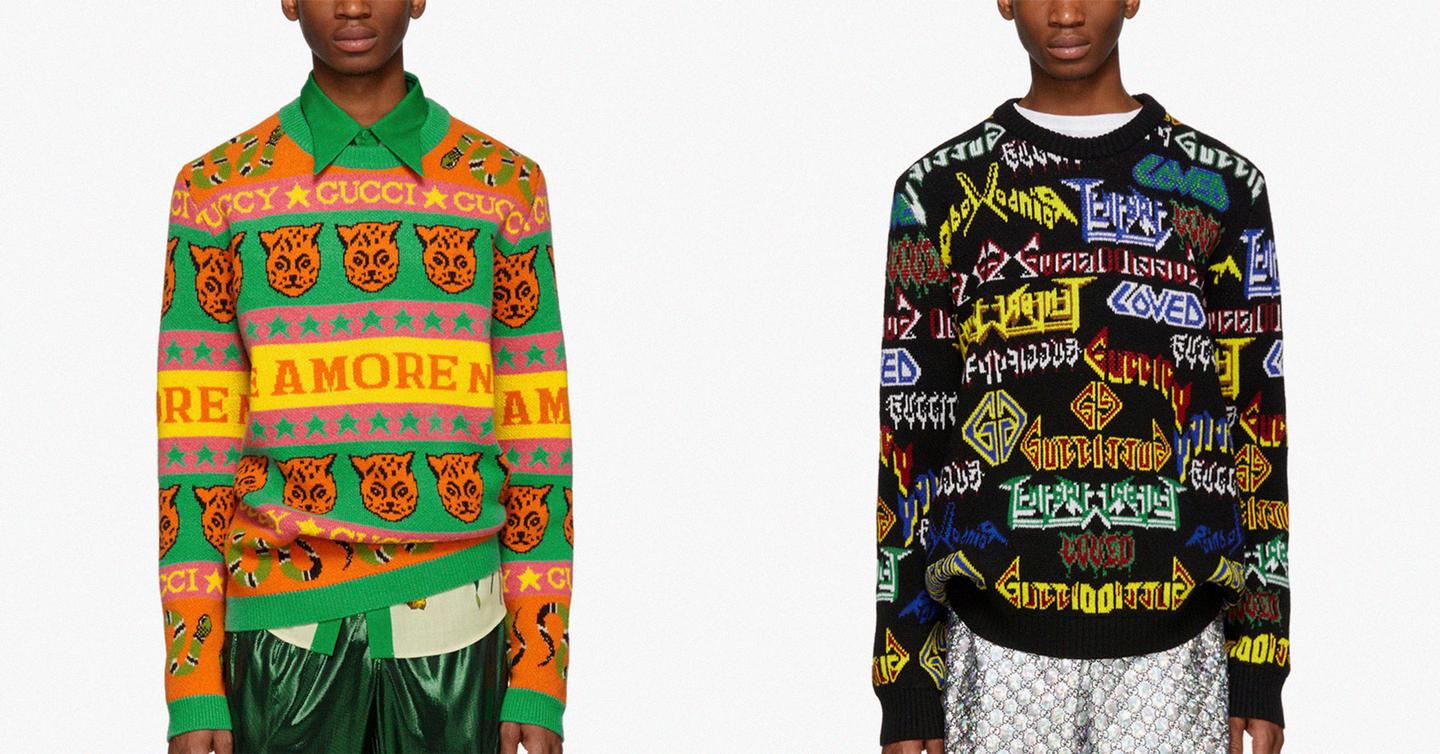 gucci-ugly-sweaters-dtf-magazine-cover Первый взгляд: Рождественские «уродливые» свитеры Gucci