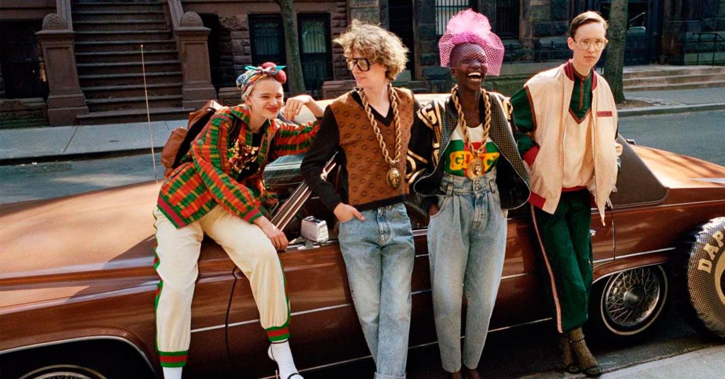Смотрите лукбук коллаборации Gucci и Дэппера Дэна