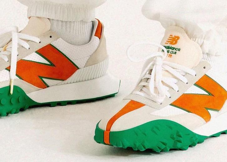 Первый взгляд: Кроссовки Casablanca x New Balance, вдохновленные «Формулой-1»