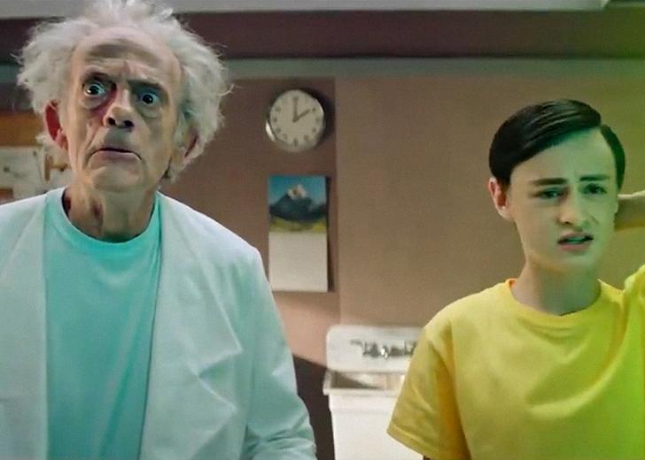 Rick-&-Morty-Live-dtf-magazine Кристофер Ллойд и Джейден Мартелл воссоздали еще две сцены из «Рика и Морти»