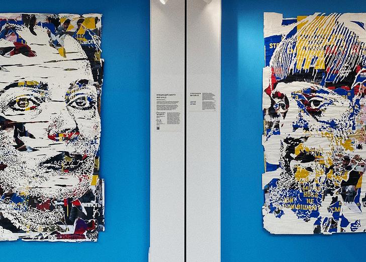 Стритарт художник Vhils створив портрет нобелівської лауреатки Олександри Матвійчук