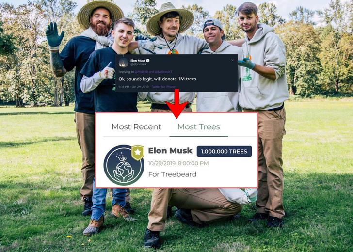 Elon-Luvs-Trees-Teslarati-1 Маск пожертвовал миллион на высадку деревьев. Основатель Shopify — на доллар больше