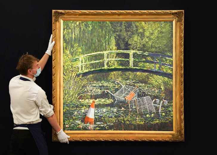 Sotheby's снова продает картину Бэнкси. Стартовая цена — $3,8 миллиона