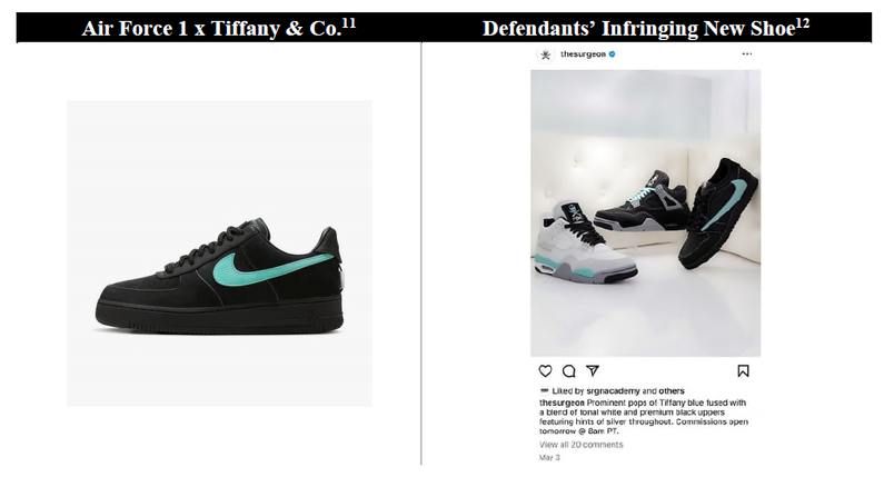 Копія Nike та TIffany від The Shoe Surgeon