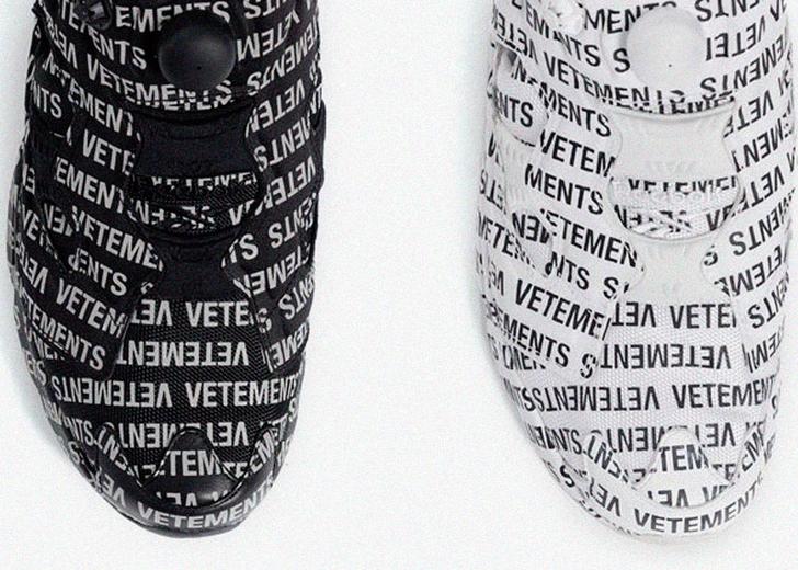 Первый взгляд: Новые кроссовки Vetements x Reebok