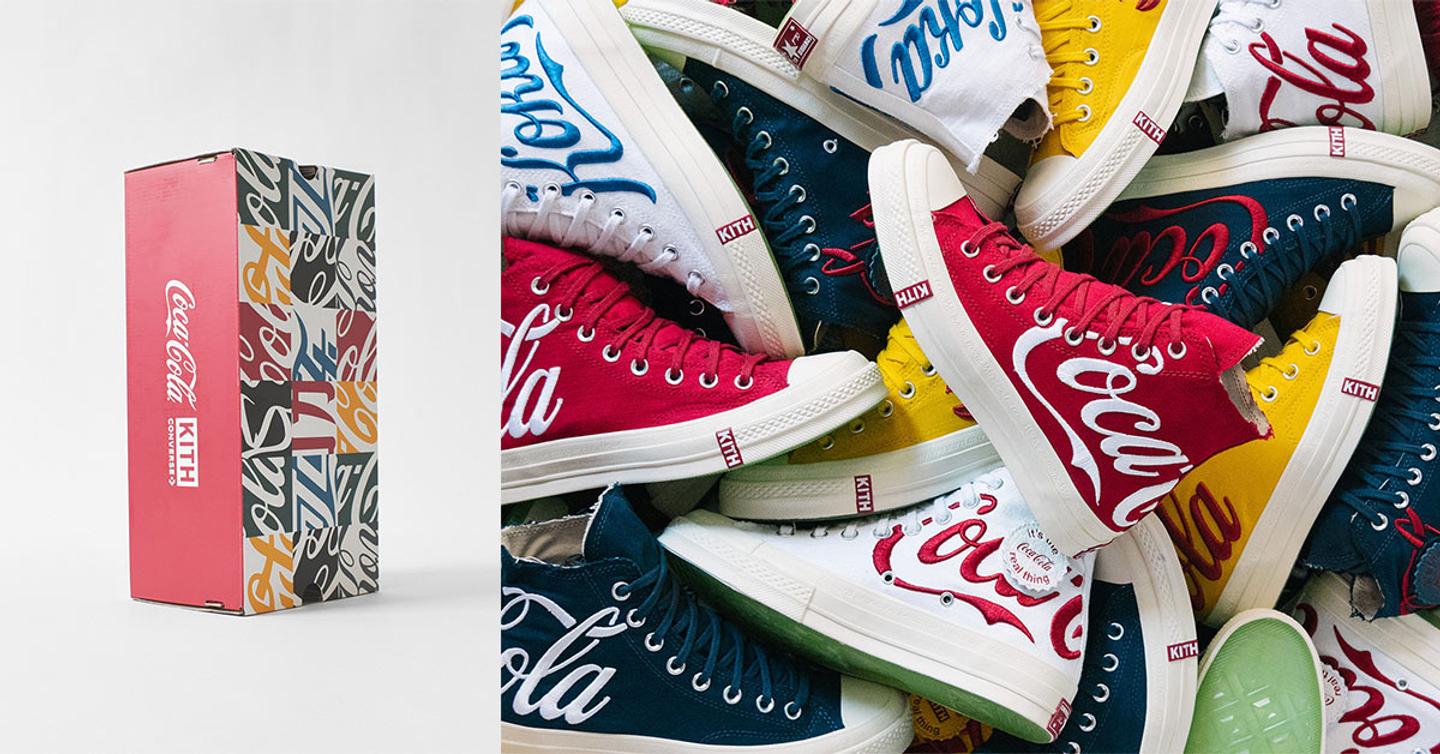 Первый взгляд: Коллаборация KITH x Coca Cola x Converse