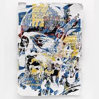 Street art artist Vhils created a portrait of Serhiy Nigoyan. The work will be presented at an exhibition in Kyiv