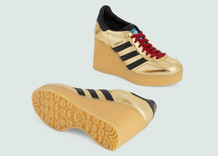 adidas та Gucci випустили кросівки Gazelle на платформі