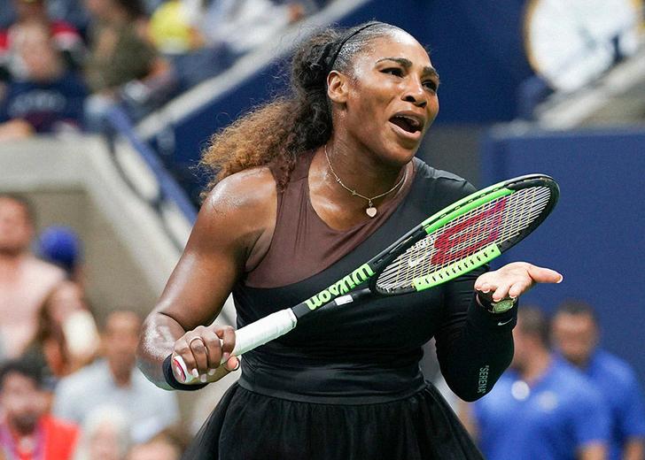 Серену Уильямс оштрафовали за «истерику на корте» в финале US Open