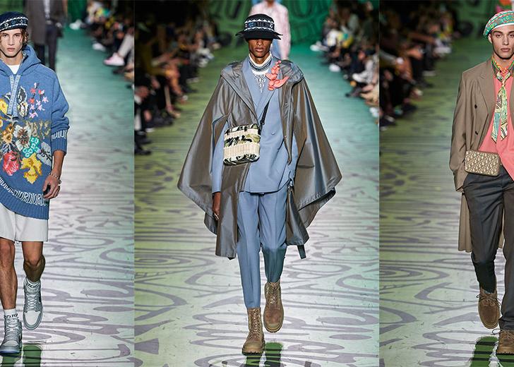 С основателем Stüssy и кроссовками Nike: Как прошел предосенний показ Dior Homme
