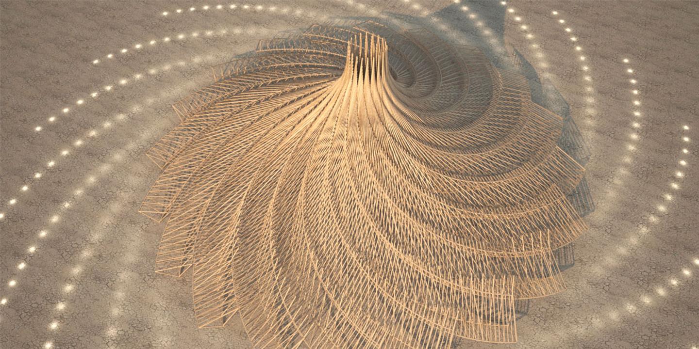 Как будет выглядеть главная скульптура Burning Man в 2018 году