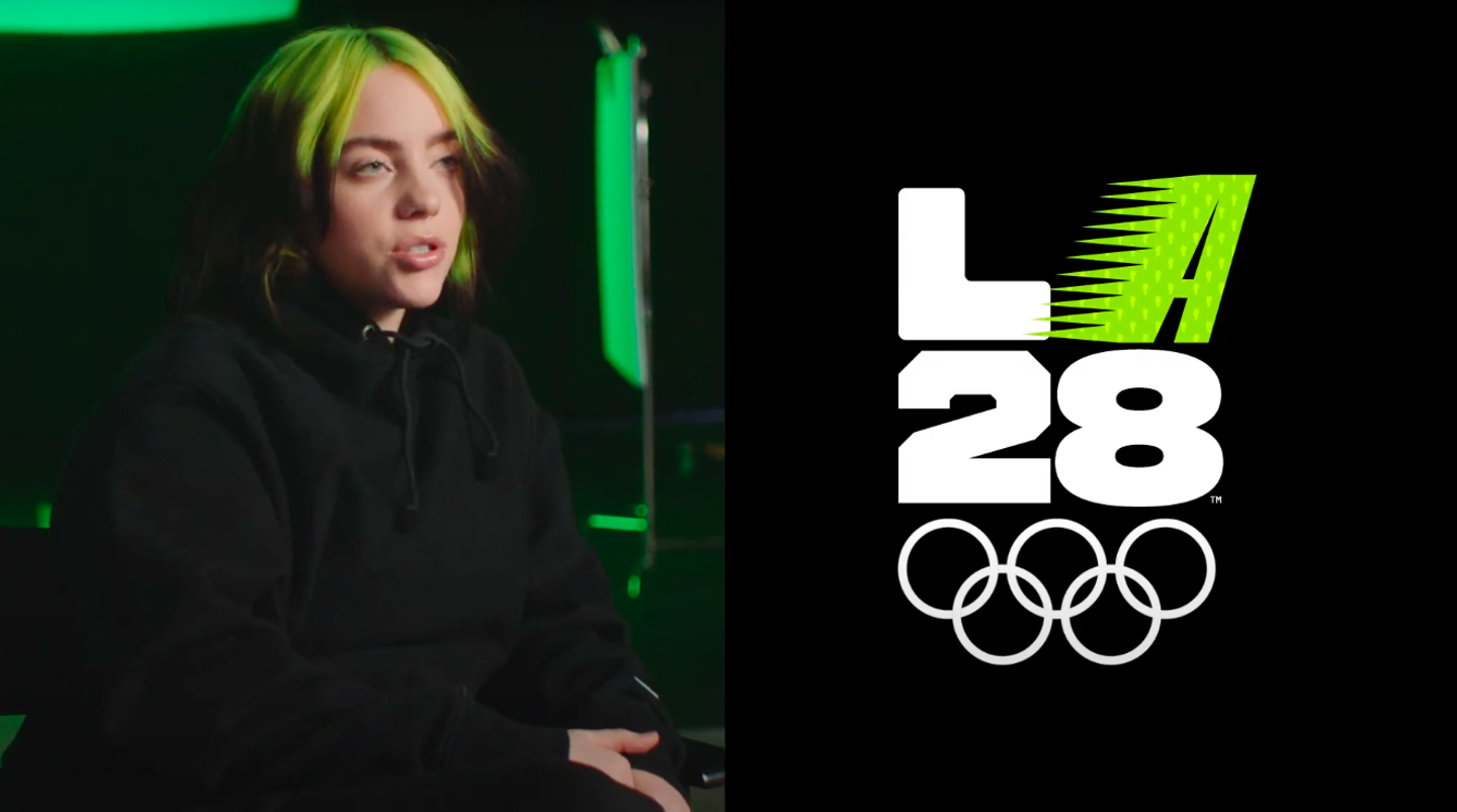 billie-eilish-la28-dtf-magazine Посмотрите на первый в истории Олимпийских игр динамичный логотип