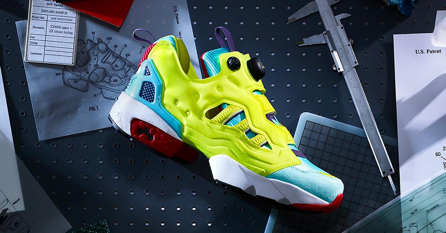 adidas и Reebok объединили модели ZX 8000 и Instapump Fury в новые кроссовки