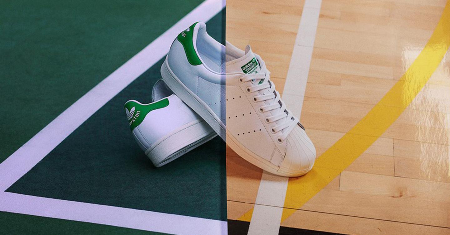 Два в одном: adidas объединили модели Superstar и Stan Smith в новые кроссовки