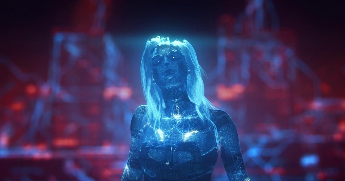 Героиня Grimes из игры Cyberpunk 2077 снялась для обложки журнала