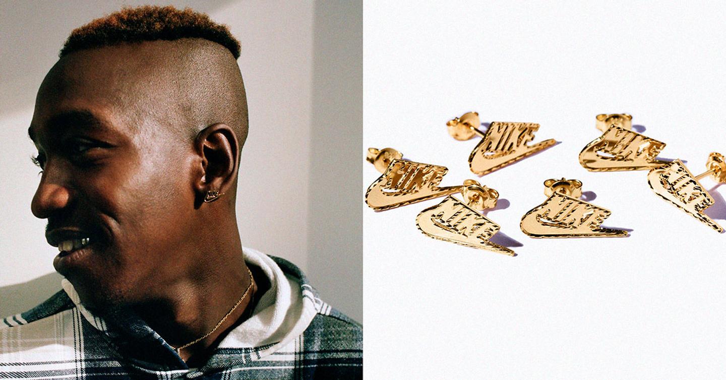 Первый взгляд: Коллекция Supreme x Nike с золотыми серьгами