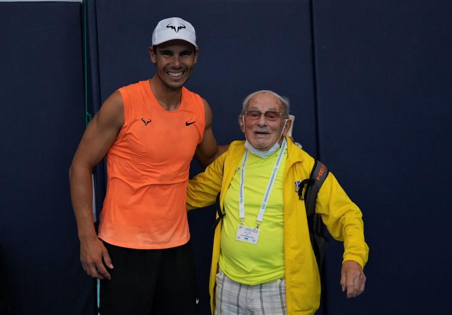 nadal stanislavskiy Рафаэль Надаль сыграл с 97-летним украинским теннисистом
